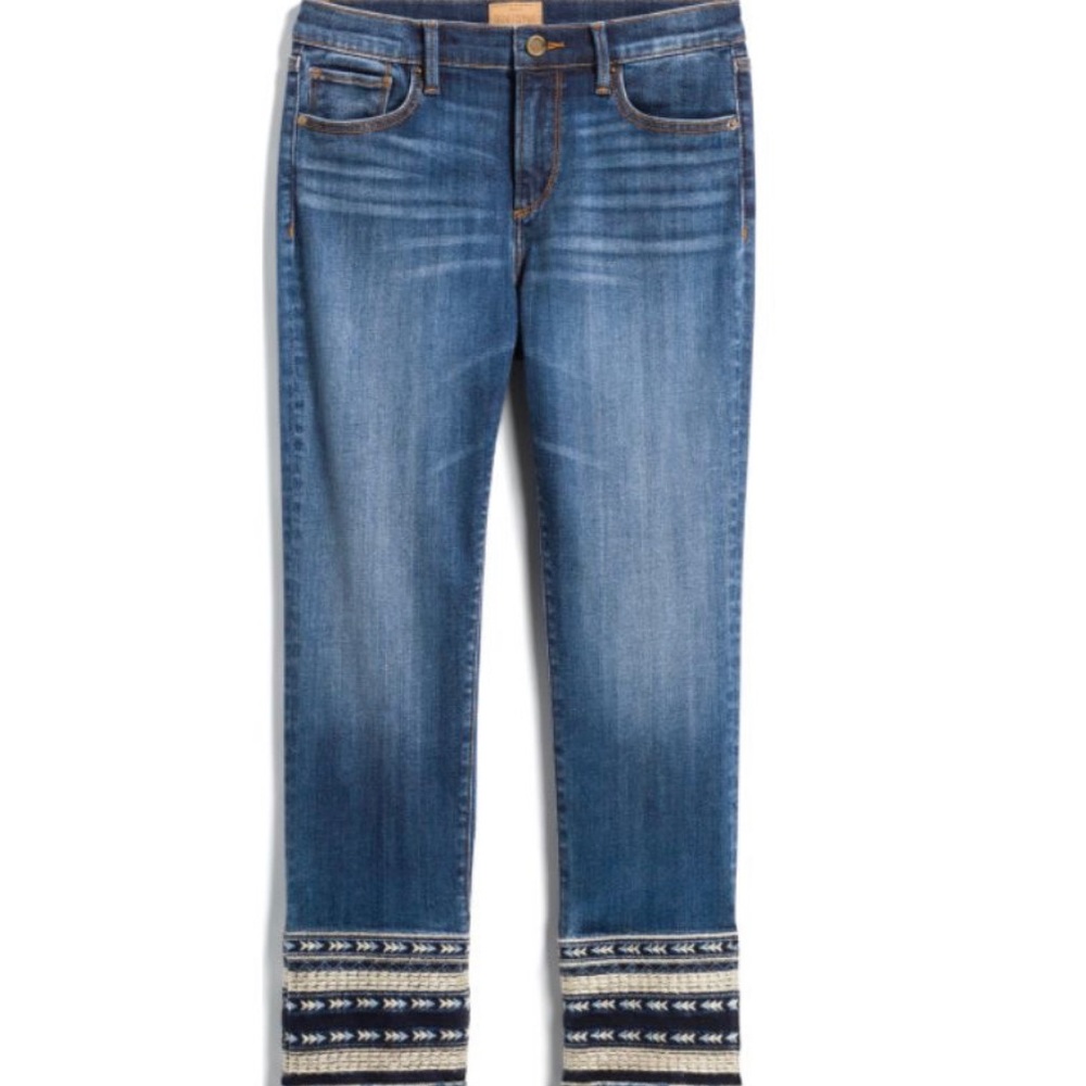 Driftwood - Rosemond Embroidered Cuff Jean